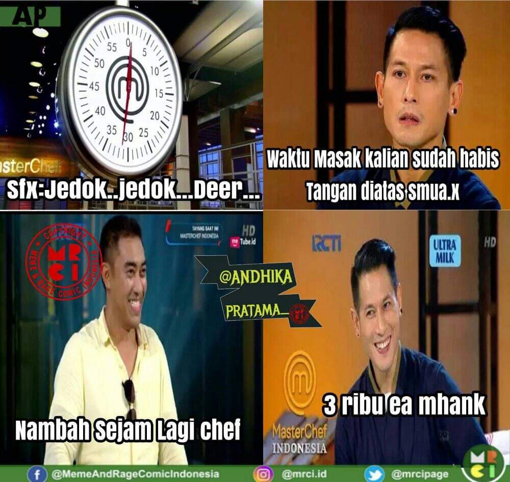 Meme Lucu Master Chef Indonesia Terbaru Buat Ngakak Humor Lucu Banget
