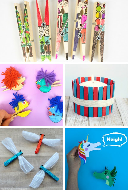 10 super cute and fun clothespin crafts for families