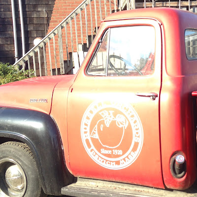 Old Fashioned Pick-Up Truck at Russel Orchards in Ipswich, MA