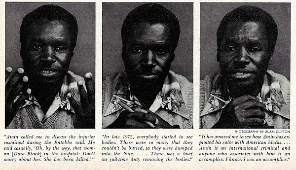 Henry Kyemba Playboy November 1977 interview