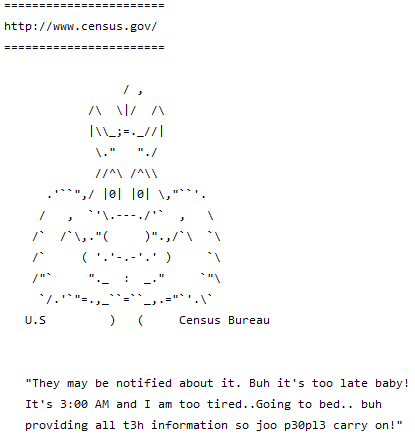 United States Census Bureau Hacked and Vulnerability Exposed