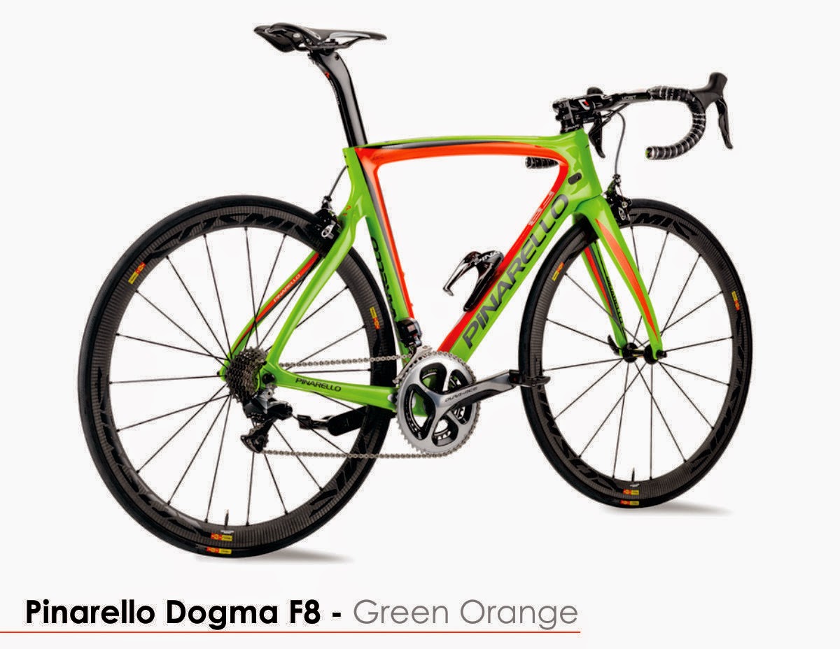  Pinarello F8 Green Orange 