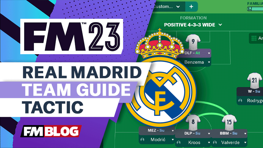 Managing Real Madrid: Squad, Structure, Expectations & Tactics for FM23