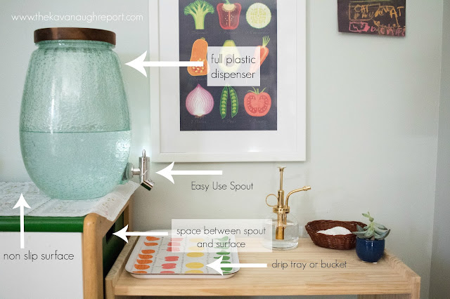 Creating a Montessori Water Station in Your Home 