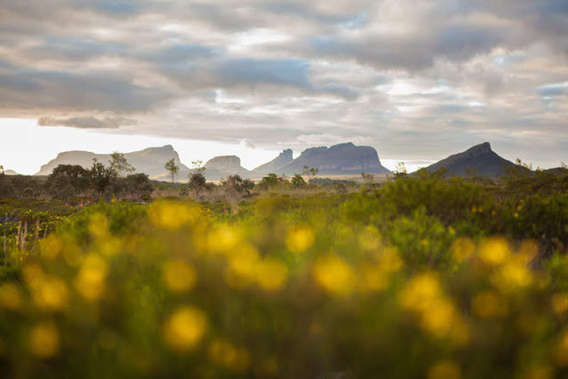 Serra dos Três Morros, em Piatã na Chapada Diamantina (Foto: Açony Santos)