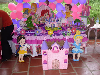 Fiestas Infantiles Princesas Bebes, parte 1