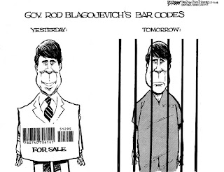 Gov Rod Blagojevich bar codes