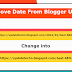 How to remove Date From Blogger URL.