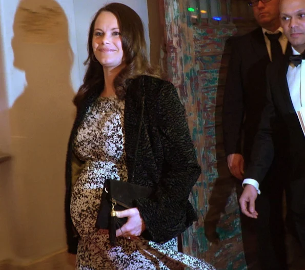 Princess Sofia of Sweden attended a charity dinner for the benefit of Project Playground at the Auktionsverket Kulturarena in Göteborg 