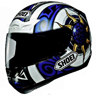Quality motorcycle helmets by Japanese company Shoei 