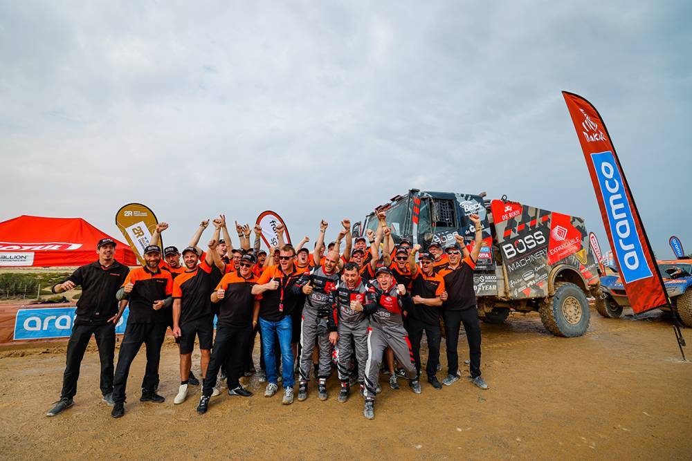 Dakar 2023: En Camiones, Van Kasteren se alzó con la primera victoria dakariana