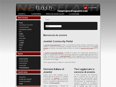 MP Newsflash - шаблон для Joomla 1.5