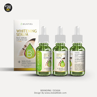 Jasa desain branding whitening serum