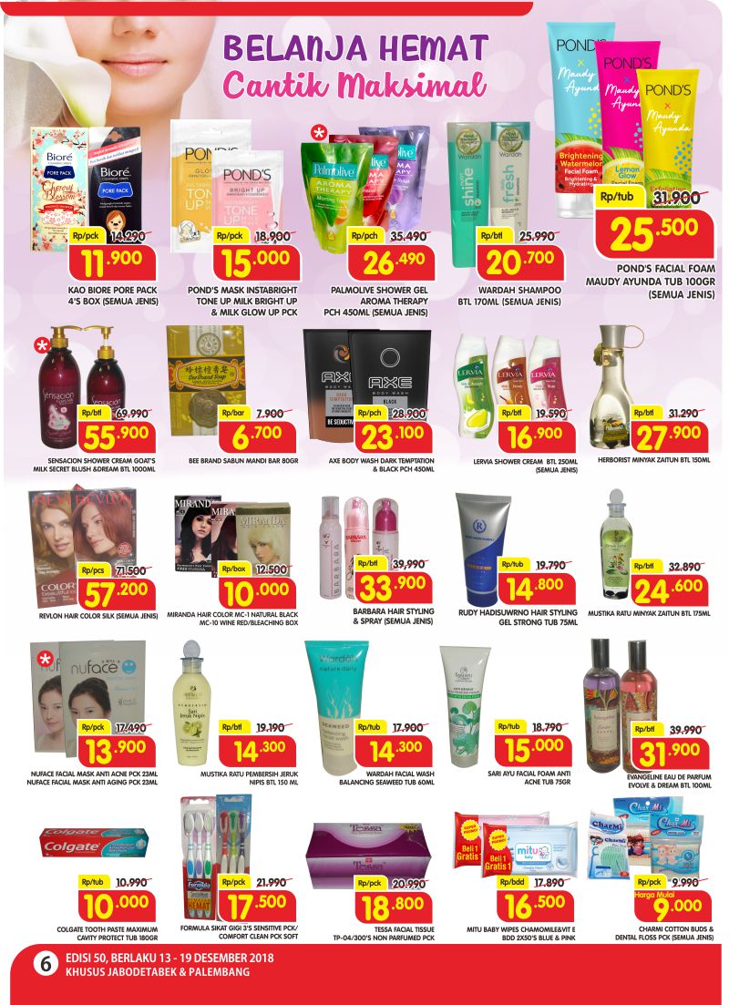 Superindo - Promo Katalog Greget Akhir Tahun Periode 13 - 19 Desember 2018