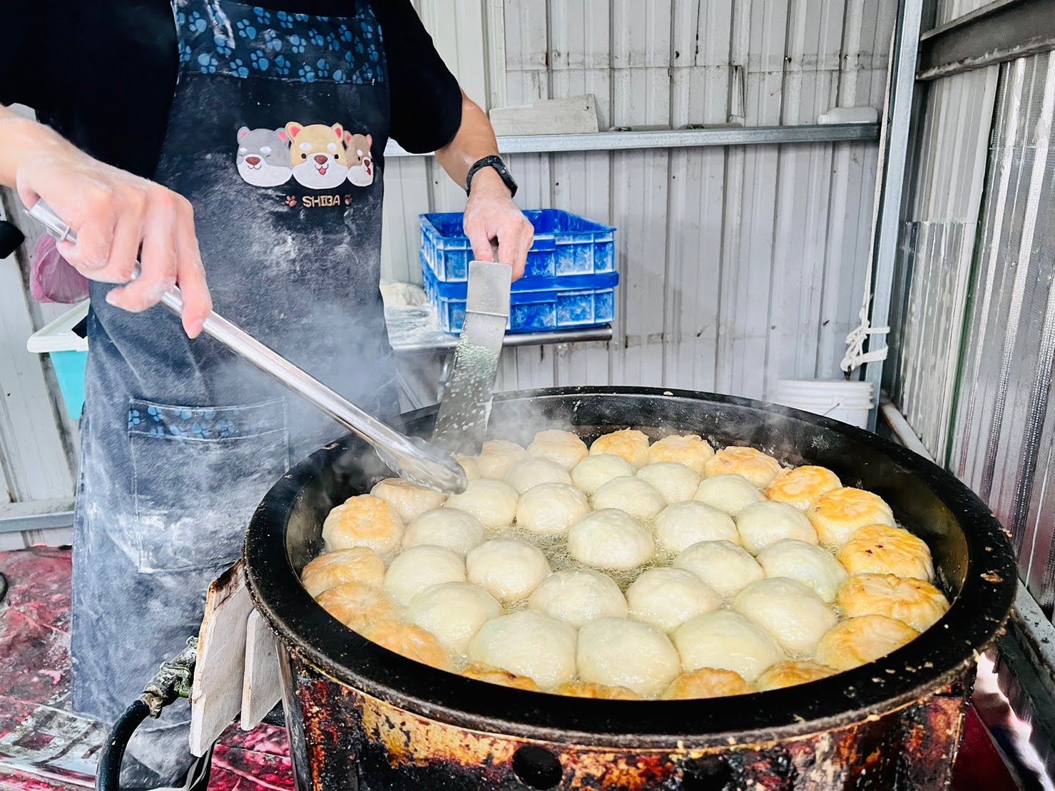 苗栗美食推薦 阿和水煎包 竹南頭份早餐 台灣小吃推薦