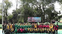 HUT Kodam XIV/Hasanuddin, Kodim 1423/Soppeng Adakan Olahraga Bersama TNI Polri Dan Pemda