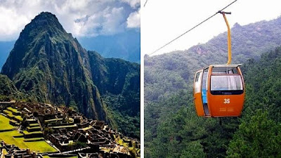 ascensor a Machu Picchu