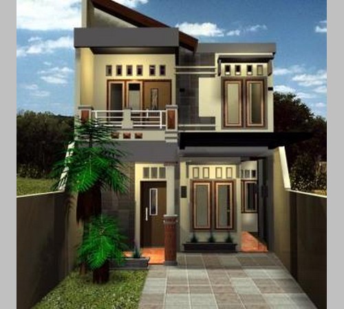 Desain Atap  Rumah  2 Lantai  Datar Sederhana  Modern Terbaru 2019