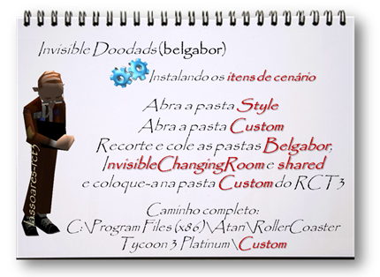 Invisible Doodads Instalando Custom (belgabor) lassoares-rct3