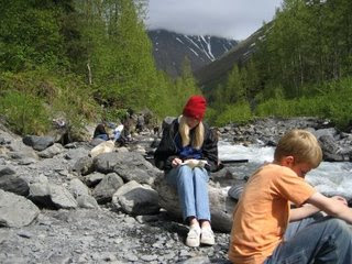 Gold Panning at Crow Creek Mine