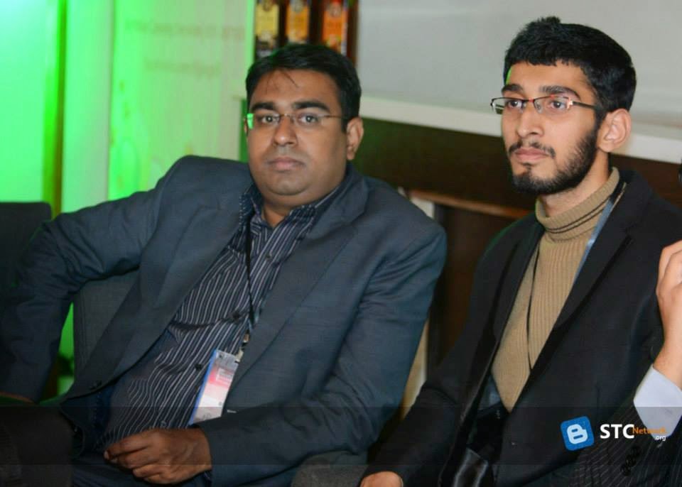 Bilal Naseer (left) with Hassam Ahmed Awan (right)