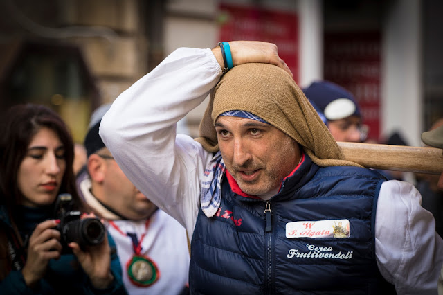 Festa di Sant'Agata a Catania: il giro esterno, le cannelore