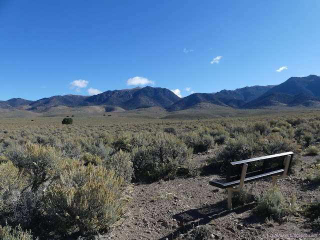 22: bench with mountains