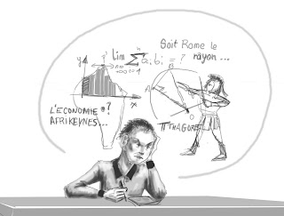 dessin bourrage de crane enfant ecole