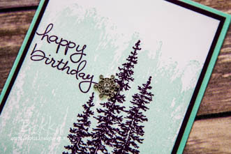 Birthday Card made with the Wonderland Stamps from Stampin' Up! UK - get them here