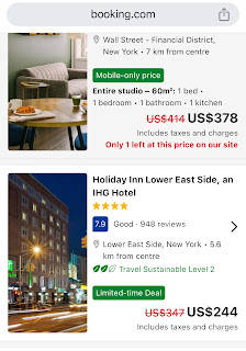 Accommodation deals in New York city