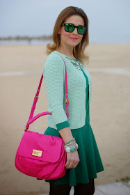 Jeweled cardigan, embellished top, Giorgia and Johns, Fashion and Cookies, fashion blogger