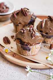 Muffins au chocolat et noix de pécan 