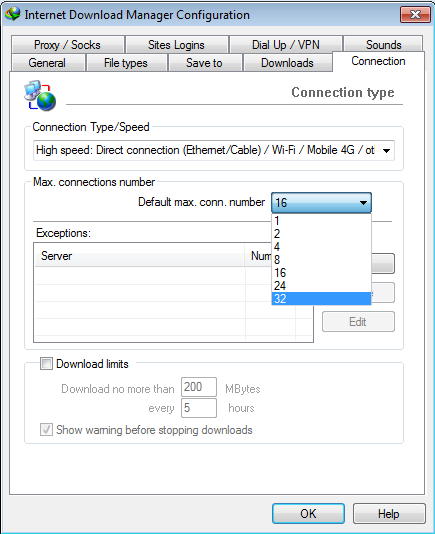 Internet Download Manager Configuration