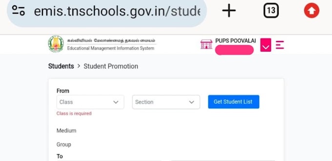 EMIS - STUDENTS PROMOTION OPTION IS AVAILABLE