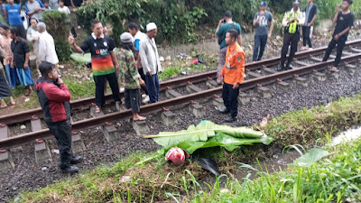  Pasutri Warga Kebon Pedes Tewas Tertabrak Kereta Api, Begini Kronologinya