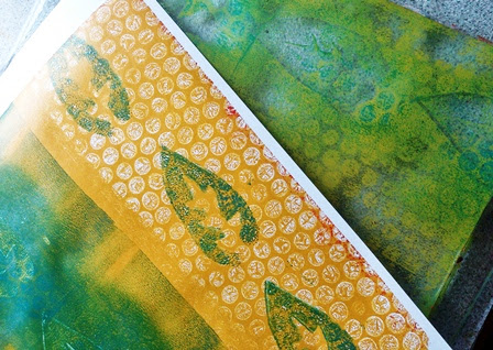 gelli plate printing