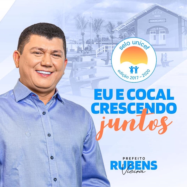 Cocal conquista o Selo Unicef pela segunda vez na gestão do prefeito Rubens Vieira