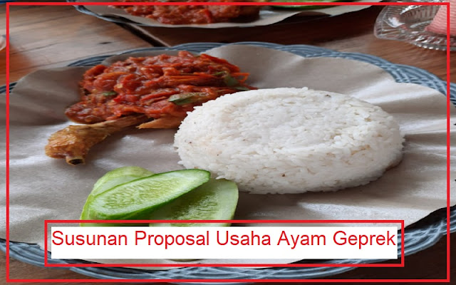 proposal usaha ayam geprek