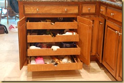 Cooking utensil drawers