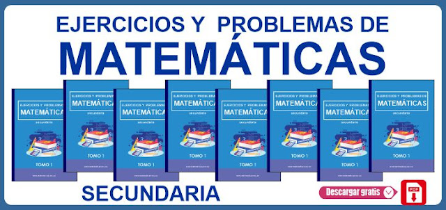 CUADERNO DE EJERCICIOS Y PROBLEMAS DE MATEMÁTICAS SECUNDARIA