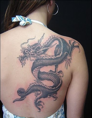Dragon Tattoo For Girls. tribal dragon tattoos for