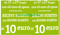 Logo Famila : ricevi subito un buono sconto da 10€