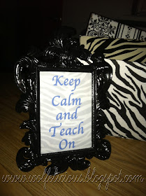 Photo of Keep Calm Zebra Print Wolfelicious