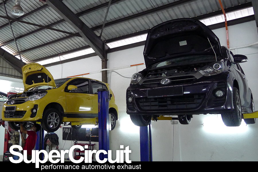 SUPERCIRCUIT Exhaust Pro Shop: Perodua Myvi 1.5 AT Exhaust 