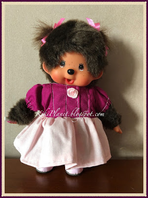 kiki monchhichi poupée doll couture sewing robe dress handmade fait main