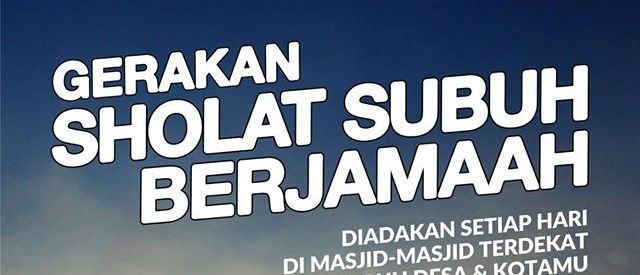 Gerakan Shalat Shubuh Berjamaah - Tadarus Ramadhan