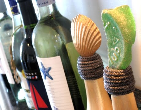 sea glass bottle
