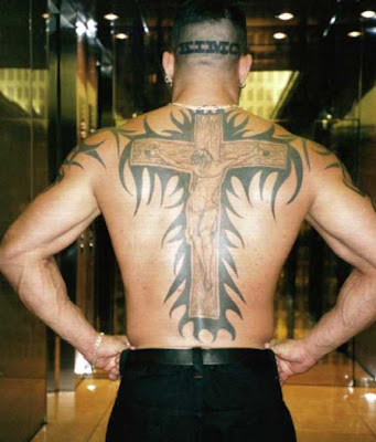 ufc fighters tattoos. He also had a religious tattoo