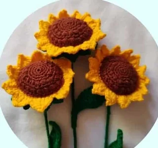 PATRON GRATIS GIRASOL AMIGURUMI 74845