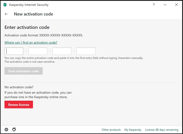 KIS - Application Activation